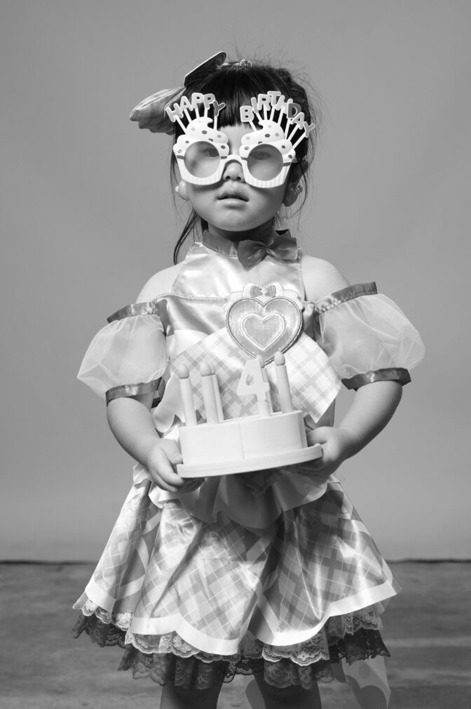 画像:4歳の誕生日フォト