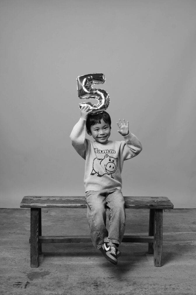 画像:毎年恒例のバースデーフォト