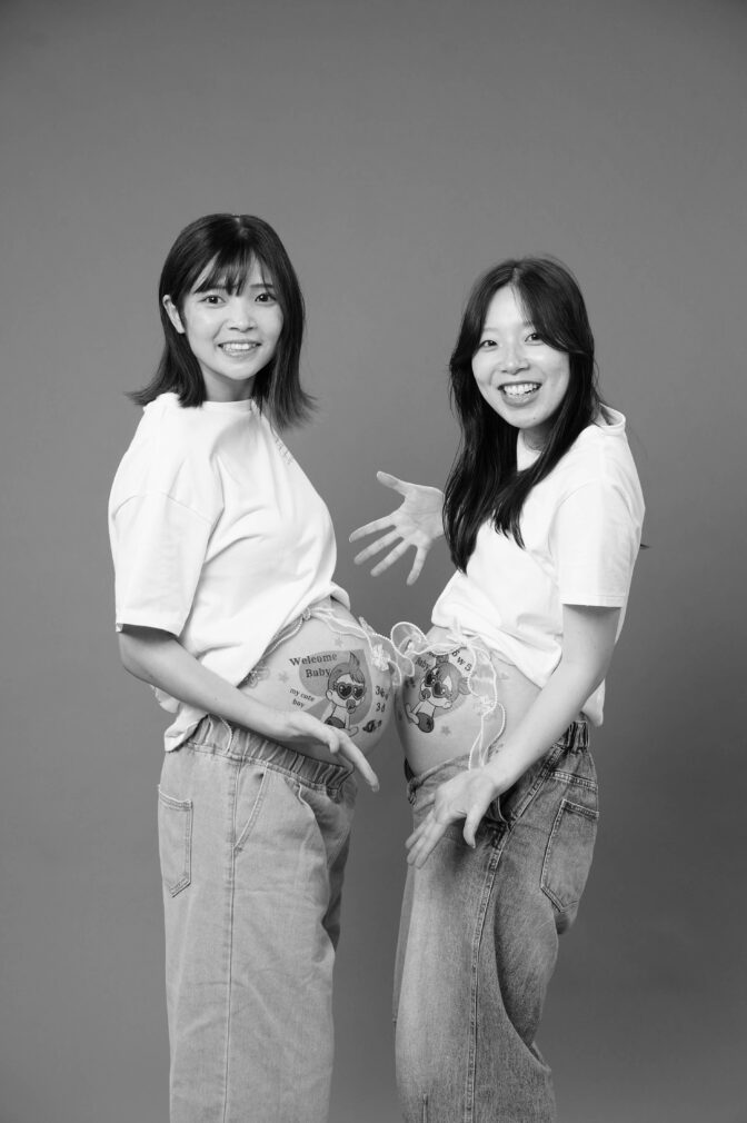 画像:Wマタニティフォト✨